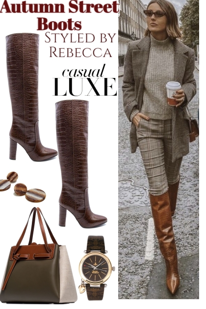 Autumn Street Boots- Combinazione di moda