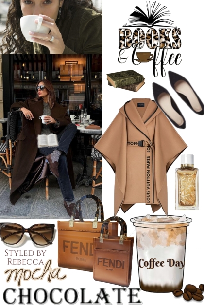 Coffee Day and Books Day- Fashion set