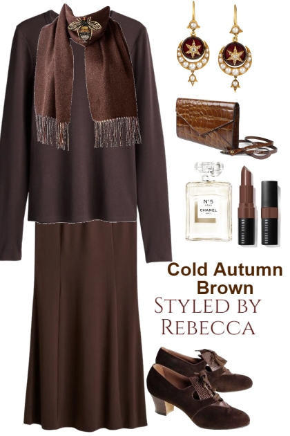 Cold Autumn Brown- Combinazione di moda