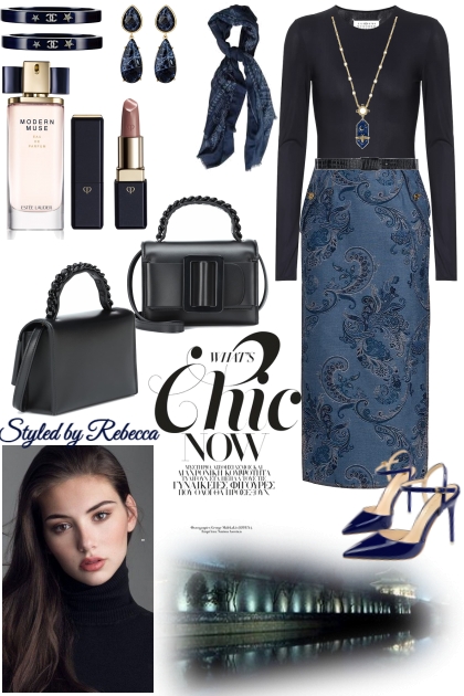 City Blue Chic- Modna kombinacija