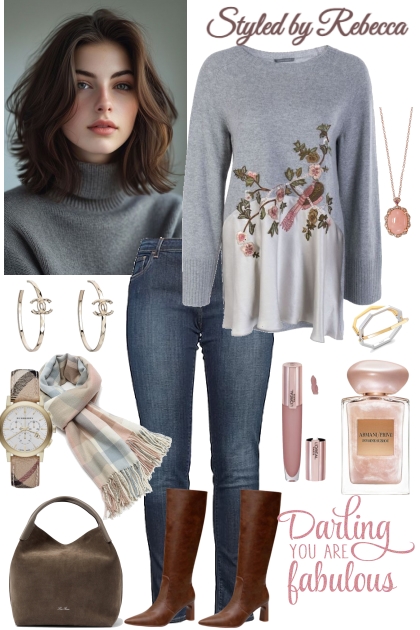 Sunday Casual Jean Look- Combinazione di moda