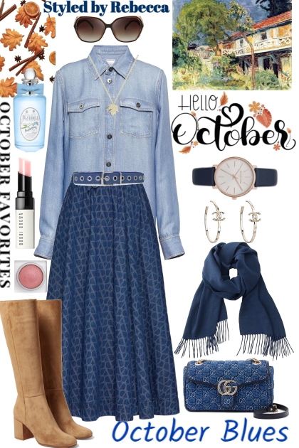 October Blues Set 1- Combinaciónde moda