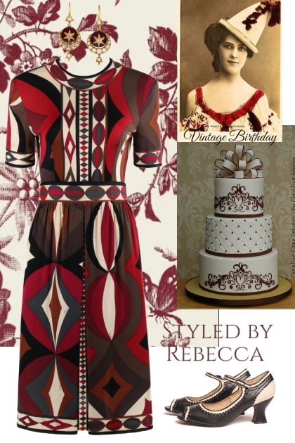 Vintage Birthday Style - Fashion set