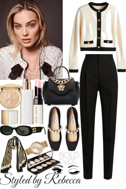 October Black and White- Combinazione di moda