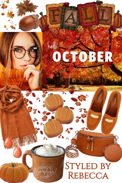 Hello October Orange- Modekombination