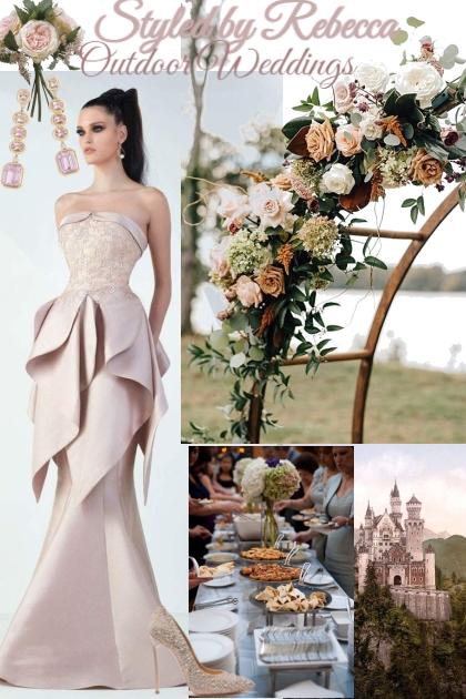 Outdoor wedding elegance 