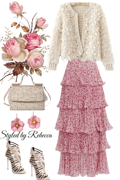 Autumn Floral Ruffle - Fashion set