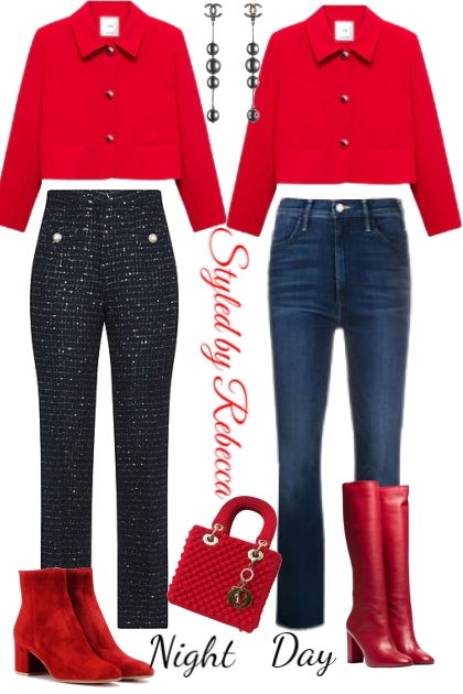 Night &Day Red Styles- Modna kombinacija