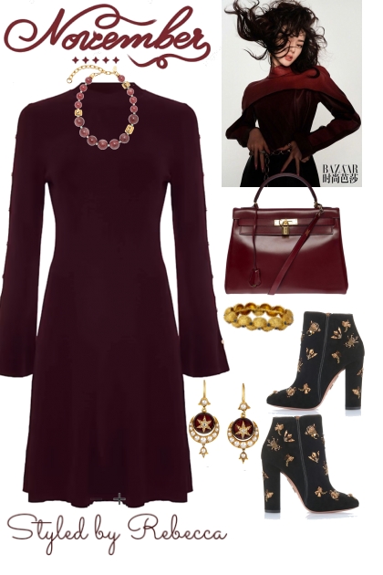 November Burgundy - Fashion set