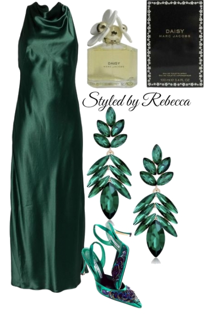 Green for the night - Combinazione di moda