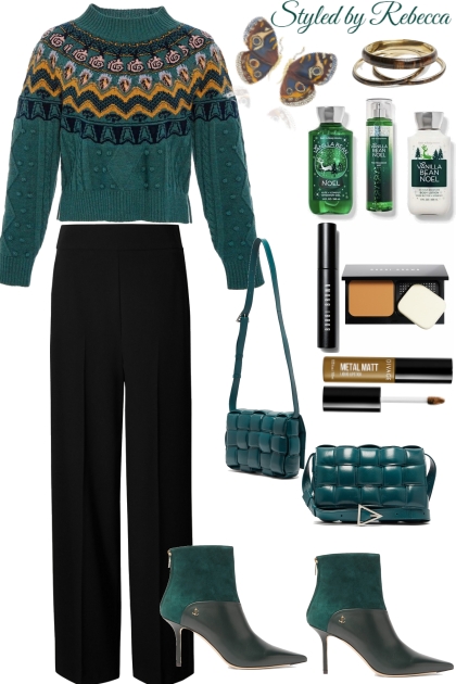 Tuesday Green Knit Show Off style