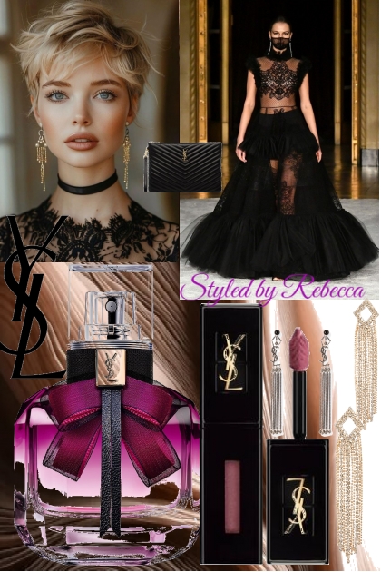 A Lace Style Night - Modna kombinacija