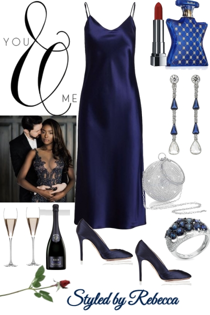 Romantic Eve in Midnight Blue