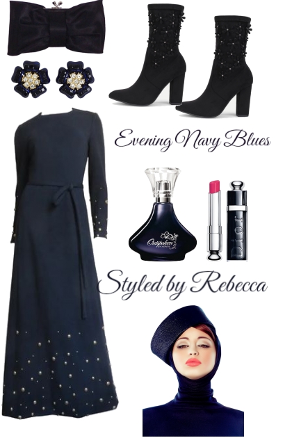 Evening Navy Blues - Fashion set