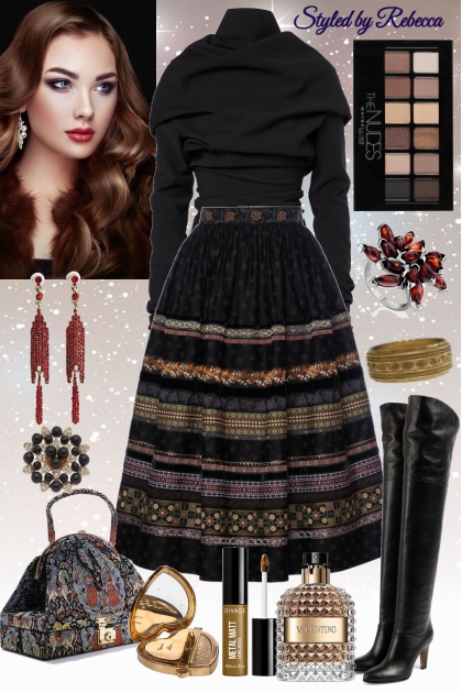 Merry Eve Casual Skirts- Fashion set