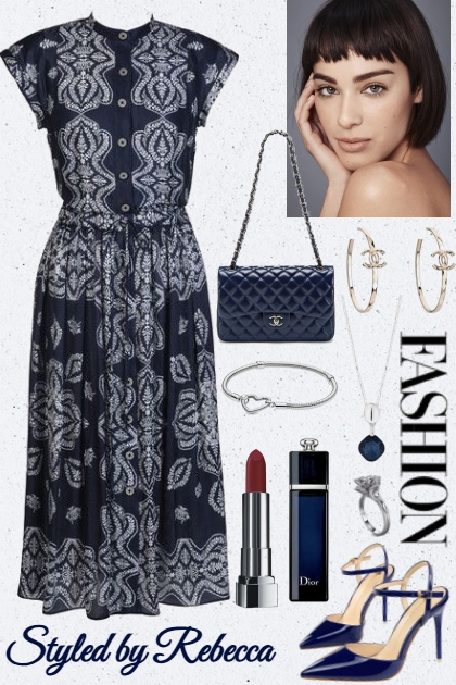 1/1/25 Basic Dark Navy  Dinner Dress