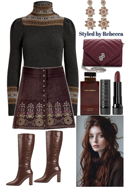 January 7 -Boots and Skirts Style- Kreacja