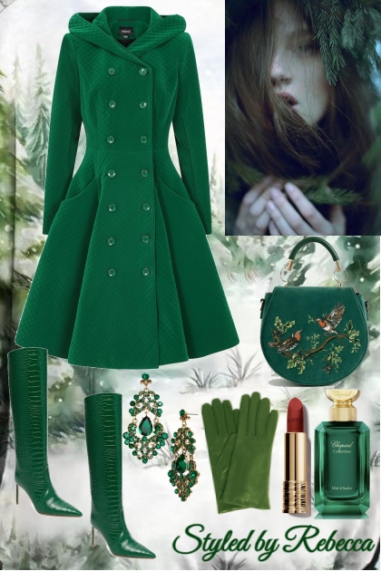 Green Winter Style Of The New Year