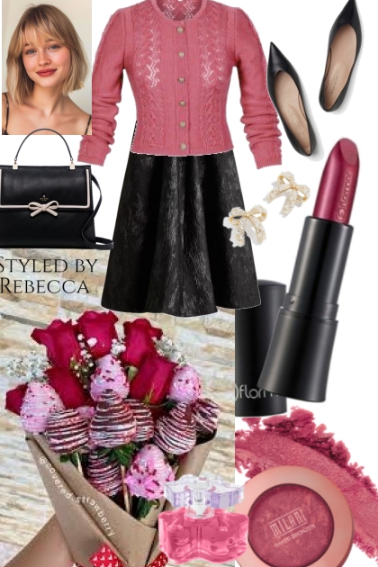 Be My Valentine Day Skirt - Modna kombinacija