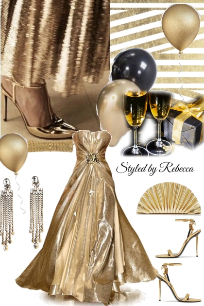 Dresses Gold For Party Night