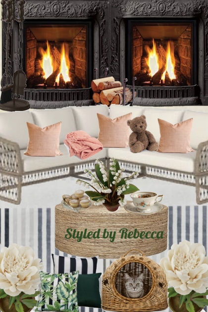 Warm and Cozy Living Corners- Fashion set