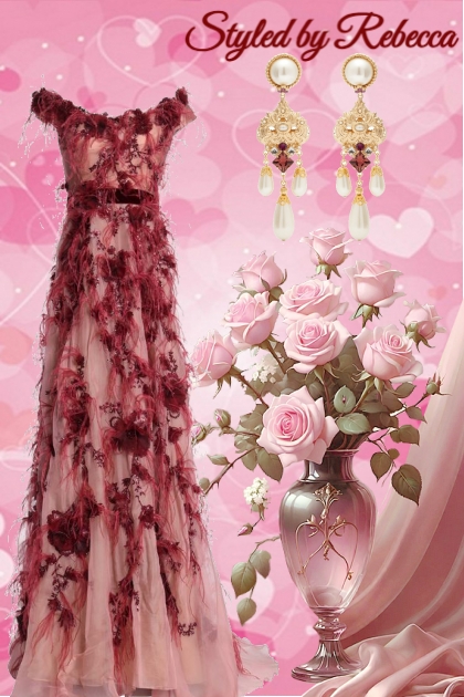 Blooming Rose Gown