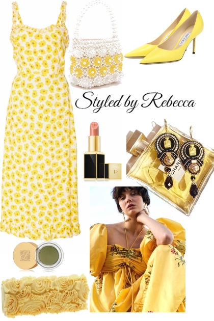 Yellow dress season - Modna kombinacija