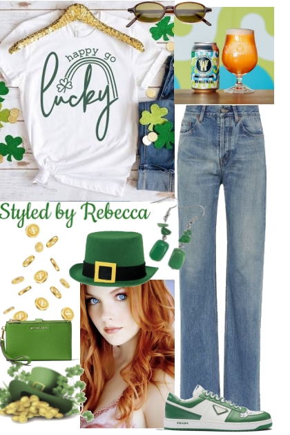 Saint Patrick Day Lucky Girl 