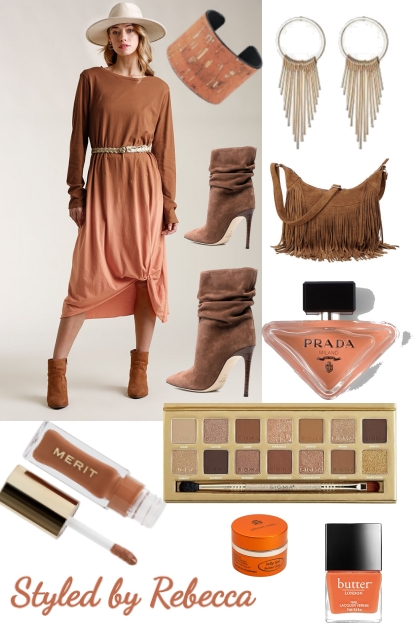 Ombre Brown Town Style 