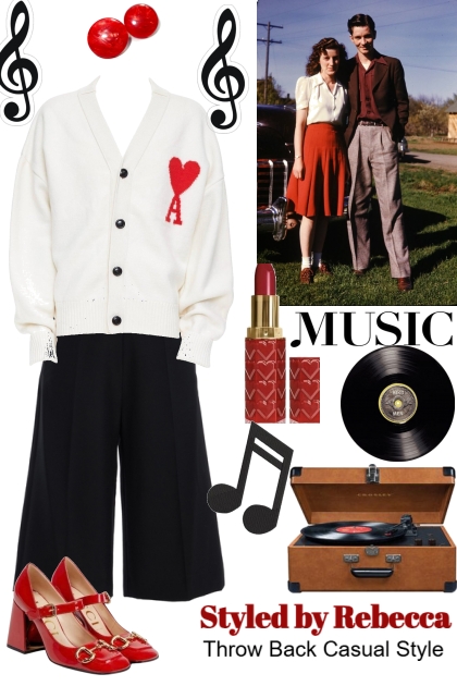 Throw Back Casual Style For A Date