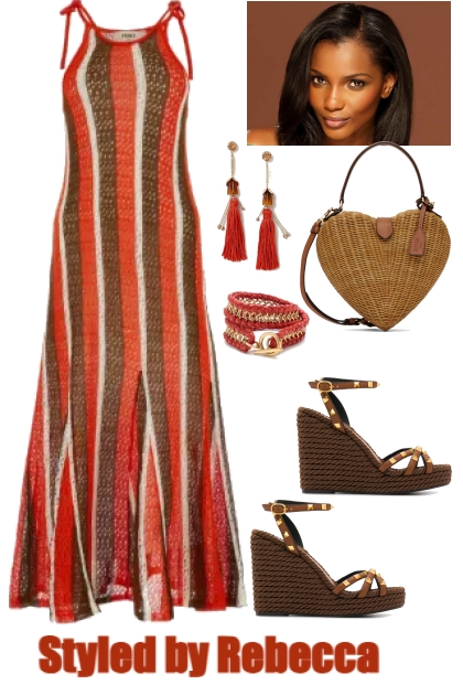 May Orange and Brown Dazzle