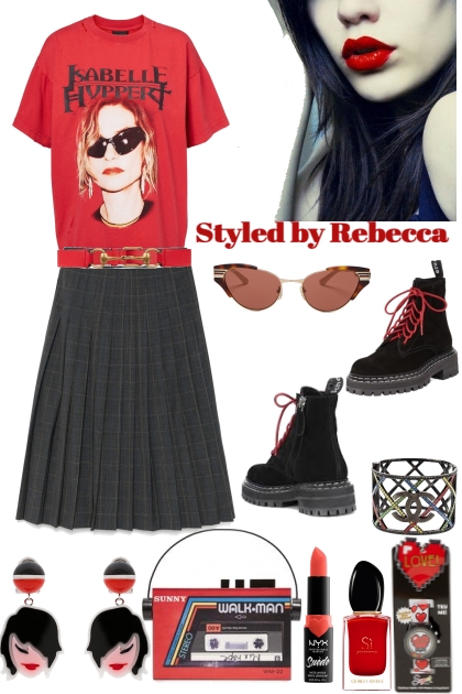 Emo Prep Girl Casual 