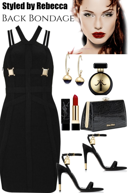 Back Bondage Club Dress
