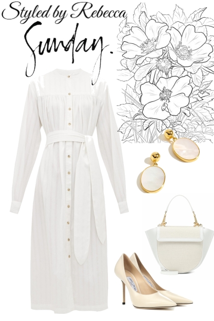 Summer Sunday White - Modna kombinacija