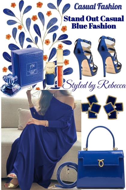 Stand Out Casual Blue Fashion