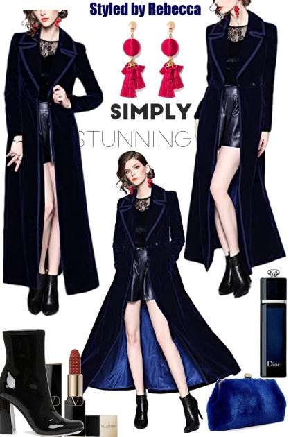 Simply Stunning Blue Coat