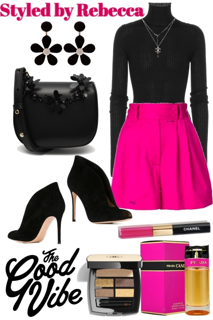 Hot Pink And Black Day