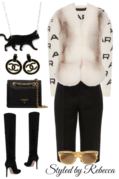 Fur Vest Show Off 
