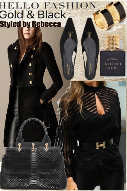 Hello Gold and Black