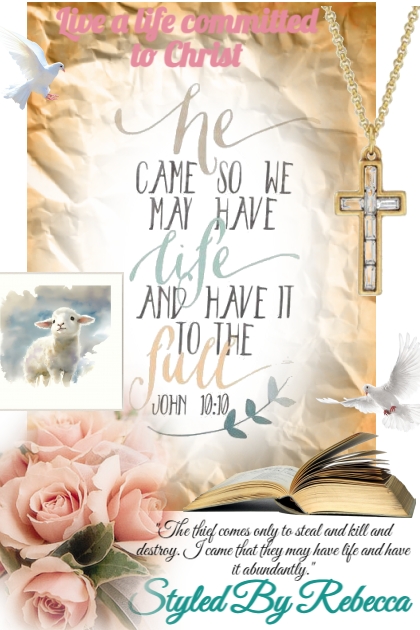Live a life committed to Christ-Art