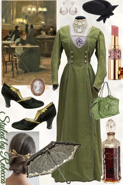 Vintage Green Ladies Style