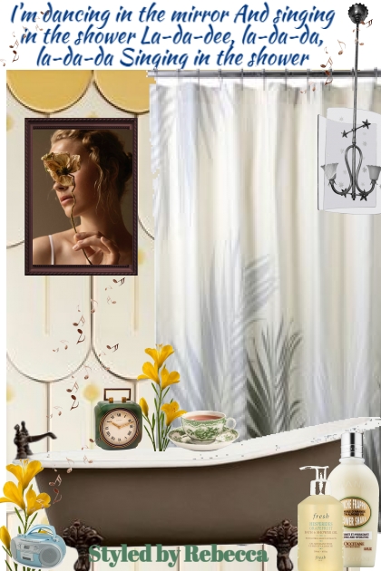 La-da-dee, Singing in the shower