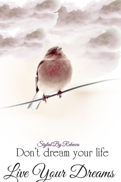 Live like a bird-Art- Combinaciónde moda