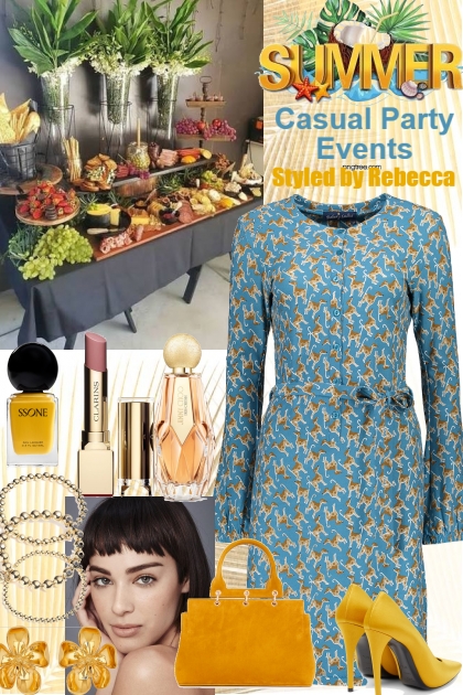 Summer Casual Party Events Style Book- Combinaciónde moda