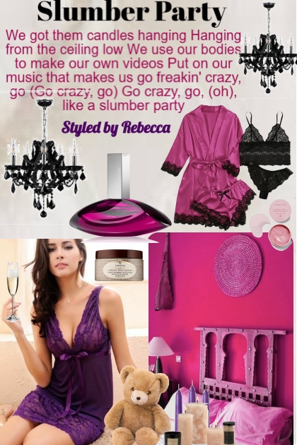 Girls Night Out Slumber Party- Modna kombinacija