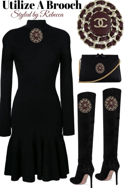 Utilize A Brooch- Modna kombinacija