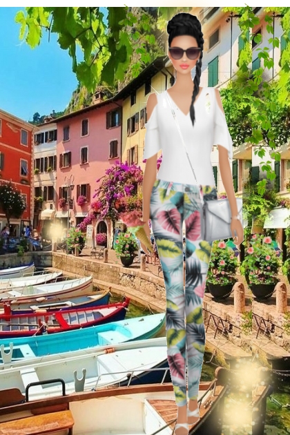Day in Limone Sul Garda, Italy ...- Fashion set