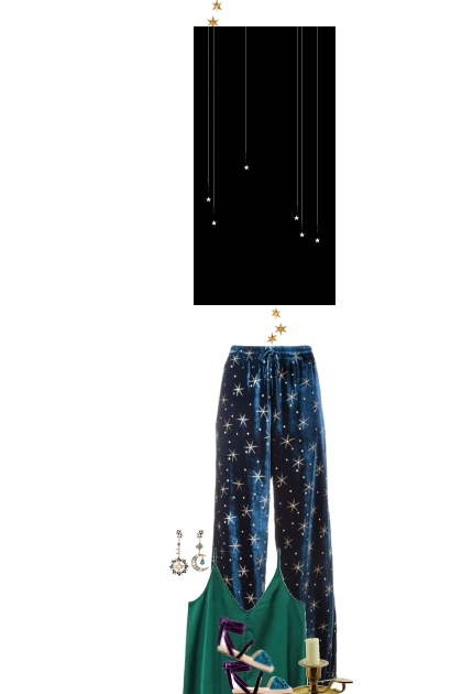 Starry night- combinação de moda