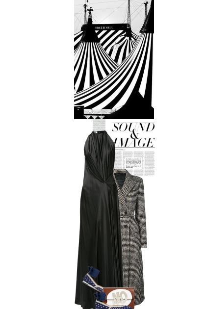 Almost black and white- combinação de moda