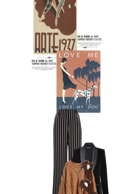 For the love of art deco graphics- Fashion set